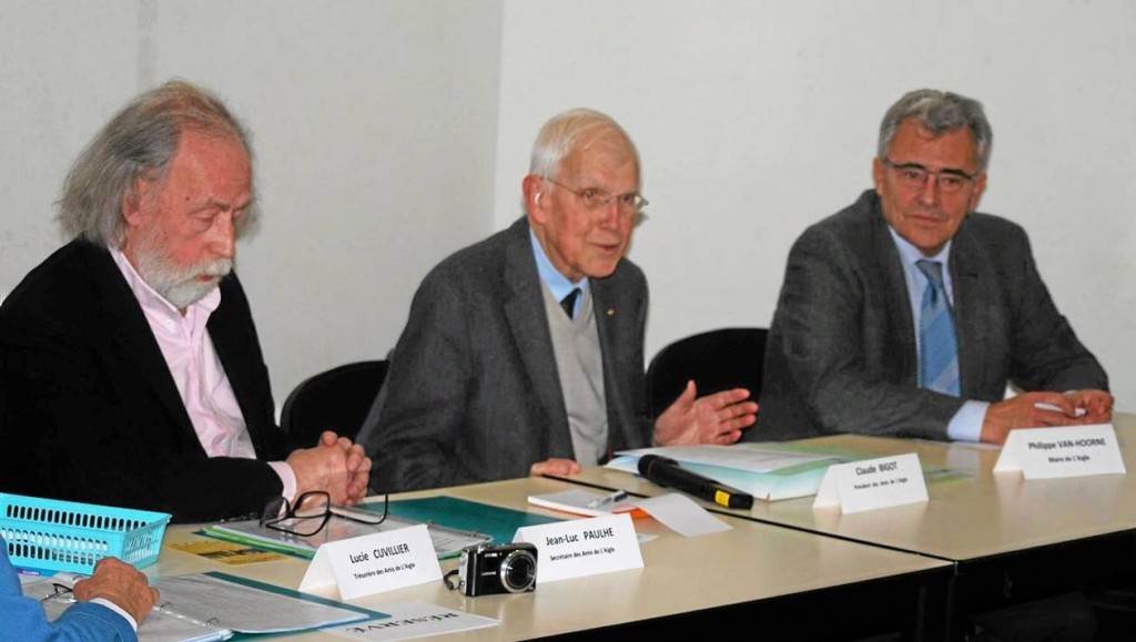 De gauche à droite : Jean-Luc Paulhe, Claude Bigot et Philippe Van-Hoorne. 